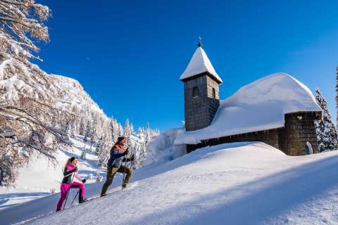 Snowshoe hiking