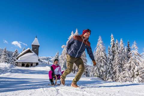 Tobogganing