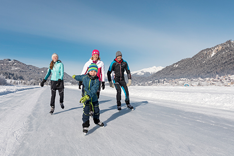 Ice skating